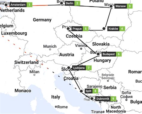 Interrail route - opinions? : r/Interrail