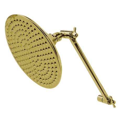 Kingston Brass K136K2 Shower Head With Adjustable Shower Arm , Polished ...