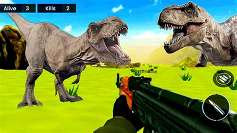 Wild Dinosaur Hunting Games Android Gameplay Real Dinosaurs Games