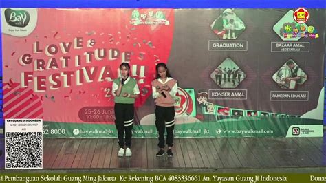 Konser Amal Sekolah Guang Ming Jakarta Day 2 Youtube