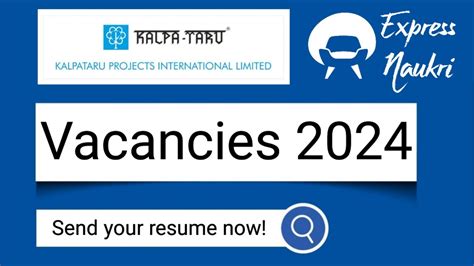 Kalpataru Projects International Limited Kpil Job Vacancies 2024