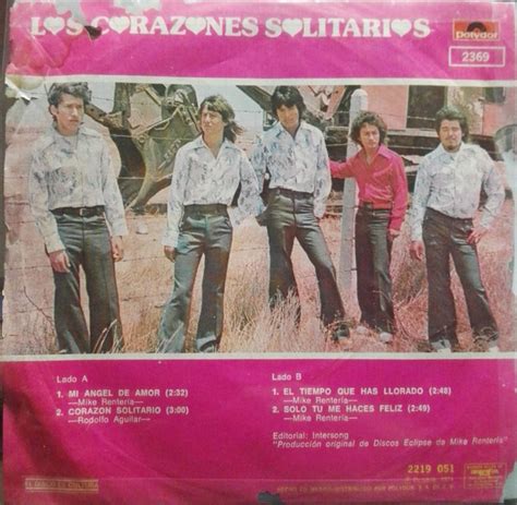 Discos de colección Los Corazones Solitarios 1974 Mi angel De Amor