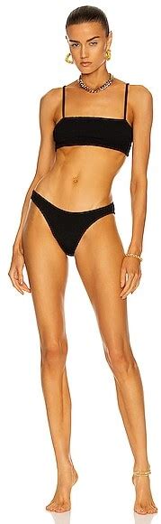 Hunza G Gigi Bikini Set In Black ShopStyle Two Piece Swimsuits