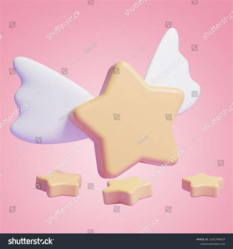 3d Realistic Star Rating Customer Star Stock Illustration 2331766037