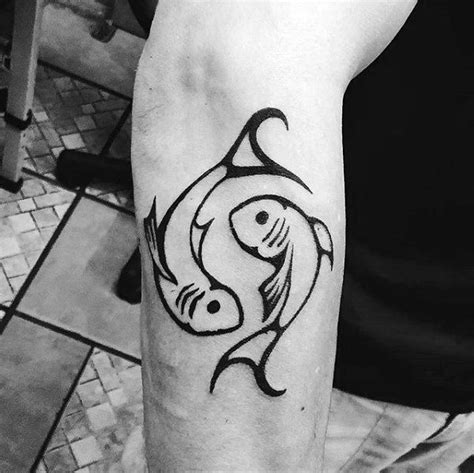 60 Pisces Tattoos For Men Astrology Ink Design Ideas