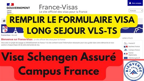 Comment Bien Remplir Le Formulaire De Demande De VISA 2023 France