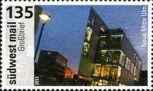 Stamp Neue Mitte Ulm Germany Modern Private Post Offices S Dwest