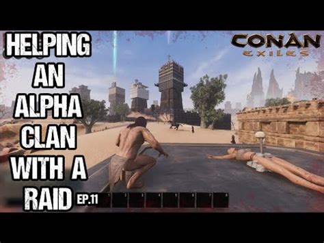 I Helped An Alpha Clan With A Raid Conan Exiles Solo Official PvP