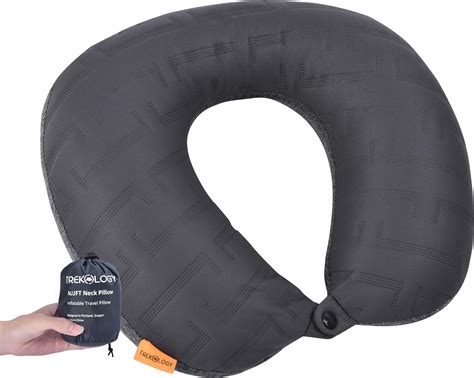 Amazon TREKOLOGY Inflatable Neck Pillow For Traveling Inflatable