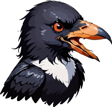 Crow Head Mascot Ai Generative 34344581 Png