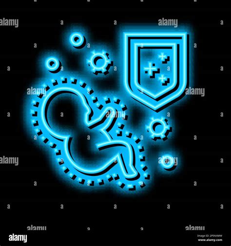 Innate Immunity Neon Glow Icon Illustration Stock Vector Image And Art