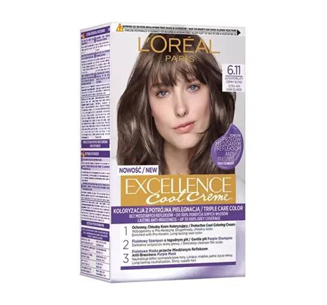 Loreal Excellence Cool Creme Haarfarbe 6 11 Ultra Asche Dunkelblond 6