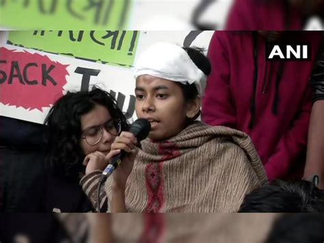 Jnu Violence Organised By Rss And Abvp Goons Jnusu President Aishe