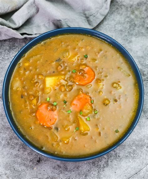 Lentil Pumpkin Soup Healthier Steps