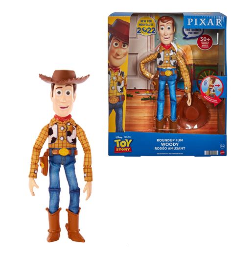 Disney Pixar Toy Story Roundup Fun Woody Talking Action Figure (12 in ...