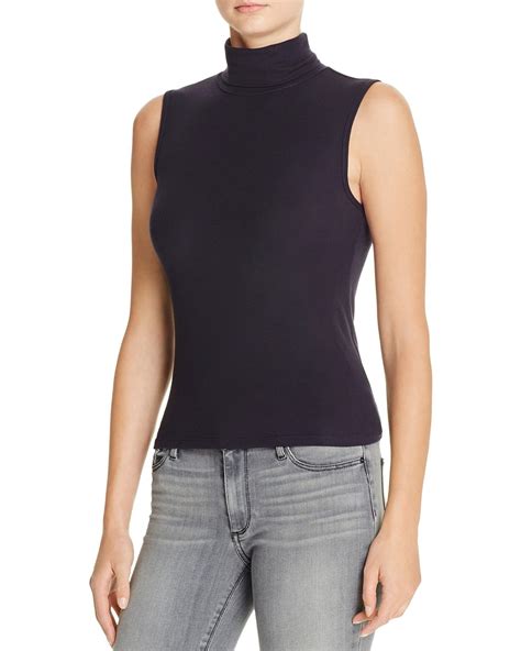 Theory Wendel Sleeveless Turtleneck Top Women Bloomingdales