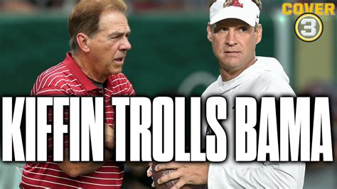 Lane Kiffin Trolls Nick Saban And The Crimson Tide Ahead Of Ole Miss S