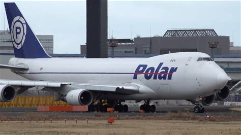 Polar Air Cargo Boeing 747 400f N450pa Landing And Takeoff Nrtrjaa