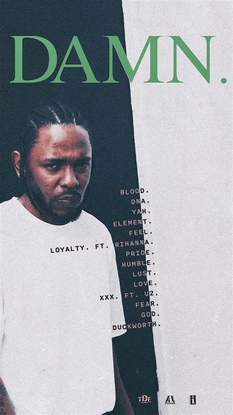 Made DAMN Back Cover Into A Simple Phone KendrickLamar Kendrick