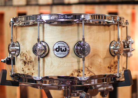 Dw 6 5x14 Collector S Cherry Mahogany Mapa Burl Snare Drum So 131578 The Dw Store