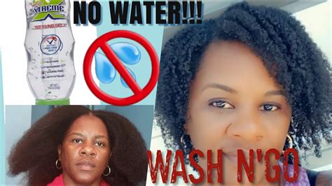 DRY WASH N GO ON STRETCHED HAIR NO WATER Wetline Xtreme Gel YouTube