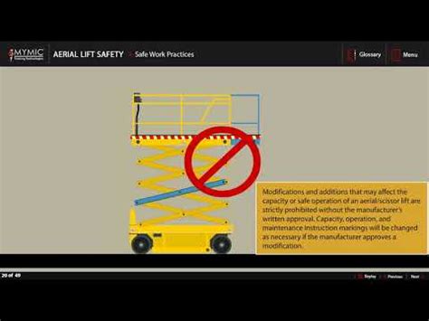 Aerial Lift Safety Training Osha Safety Training MYMIC YouTube