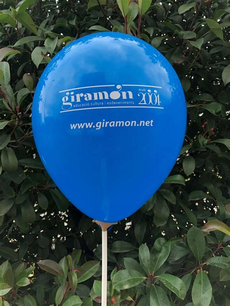 Impresión de globos publicitarios personalizados Giramón Giramón