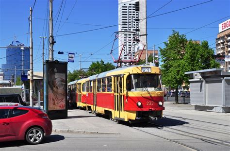 Yekaterinburg Tatra T Su Photo Urban Electric Transit