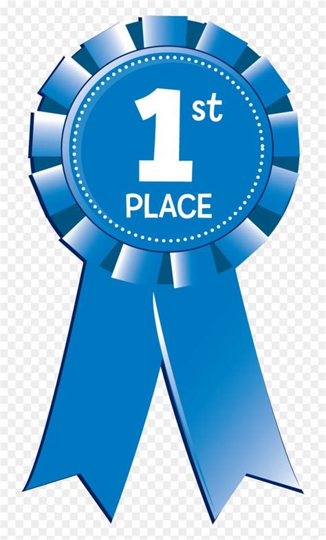 1st Place Blue Ribbon Clipart - Free Transparent PNG Download