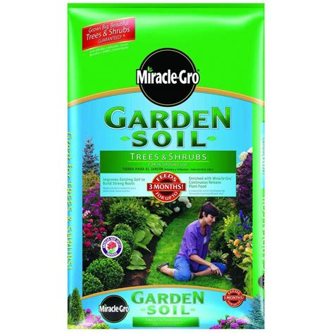 Miracle Gro 1 5 Cu Ft Garden Soil For Trees And Shrubs 73359300 The