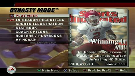 Back To Back Starts Here Ncaa Football 06 Indiana Dynasty Ep85