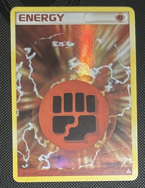 Fighting Energy 110 110 Holon Phantoms Holo Secret Rare Vintage 2006