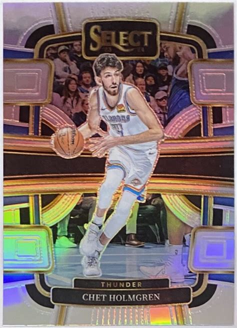 Chet Holmgren 2023 24 Panini Select Basketball Oklahoma City Thunder