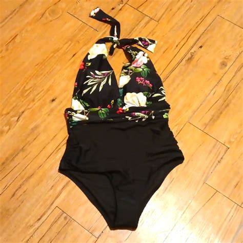 Cupshe Swim Nwt Cupshe Lost Butterfly Shirring Onepiece Swimsuit