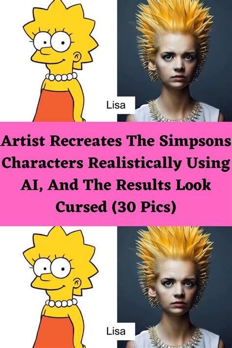 Artist Recreates The Simpsons Characters Realistically Using Ai And The Results Look Cursed 30