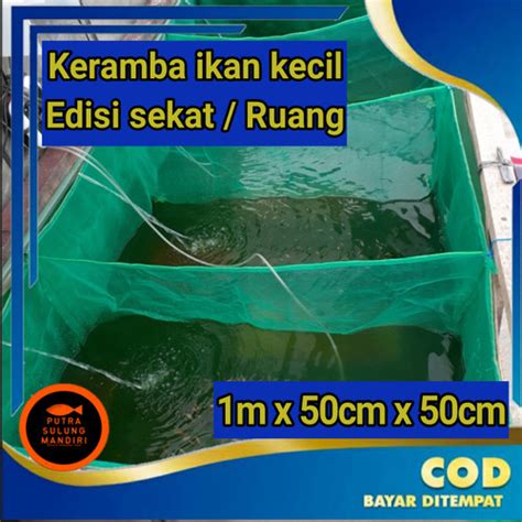 Jual Hapa Keramba Ikan Sekat M X M X M Waring Rk Jaring Apung