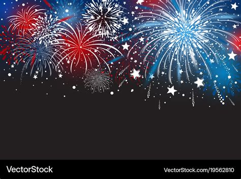 Fireworks background design Royalty Free Vector Image