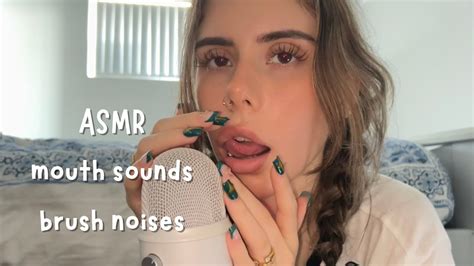 Asmr Close Mouth Sounds Brush Noises And Hand Movements Tingles For