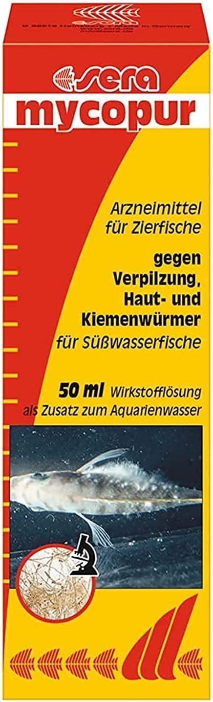 sera mycopur 50 ml - Arzneimittel für Fische gegen Verpilzungen ...