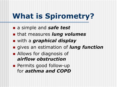 Ppt Spirometry Powerpoint Presentation Free Download Id1779008