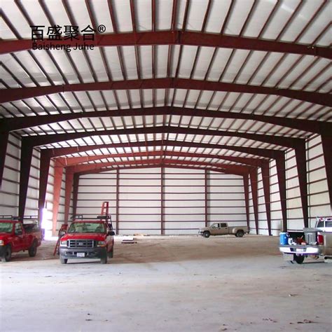 Large Span Prefabricated Structural Metal Steel Factory Building Prefab