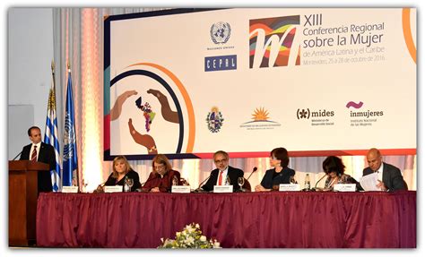 Cierre de la XIII Conferencia Regional sobre la Mujer de América Latina y el Caribe MRREE