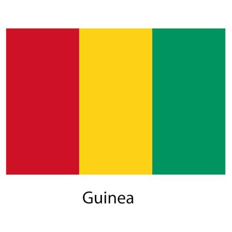 Premium Vector Flag Of The Country Guinea Vector Illustration