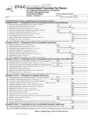 Fillable Online Tax Ny Schedule A Part 1 Computation Of Tax On