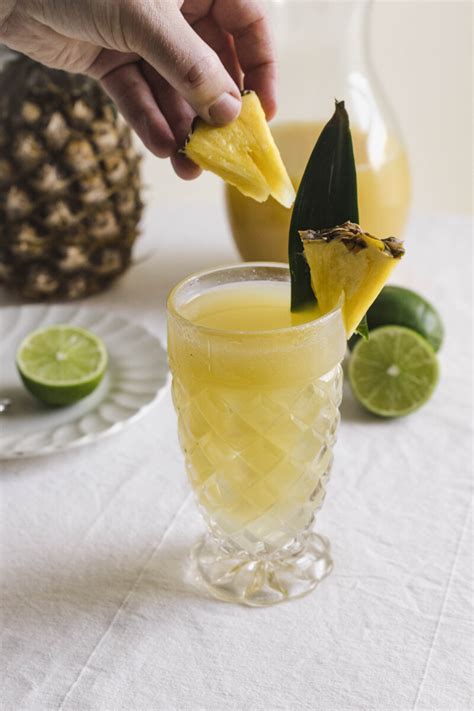 Pineapple Vodka Cocktail Recipe With Jalapeño Simple Syrup May Eighty Five