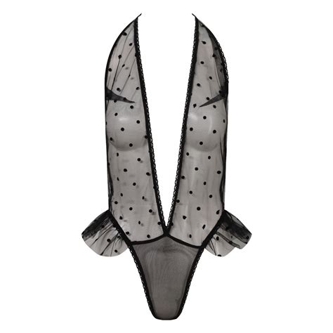 Belle Et Bonbon Black Bisoux Babydoll Belle Et Bonbon Exquisite Handmade Luxury Lingerie