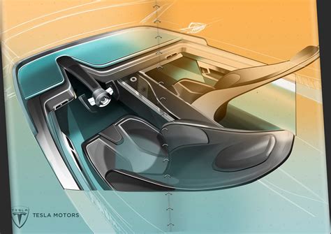 Tesla Interior on Behance