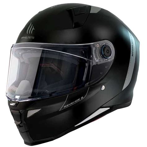 Mt Helmets Capacete Integral Revenge Ii S Solid Preto Motardinn