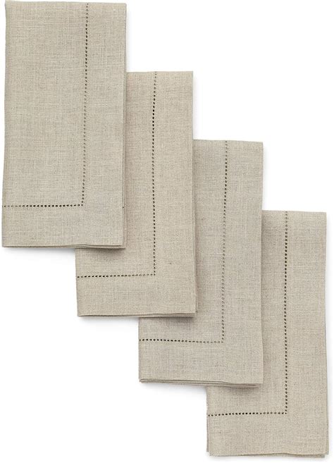 Amazon Solino Home Linen Napkins Set Of 4 100 Pure Linen