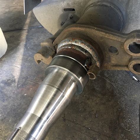 Some Mig Work On My Weekend Hustle Axle Repair Spindle Replacement On